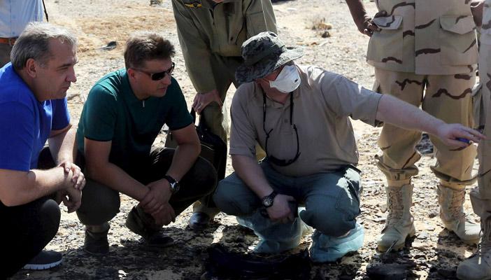 فريق خبراء أيرلندي يصل القاهرة للتحقيق في حادث الطائرة الروسية