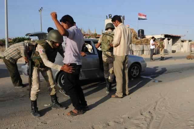 مصادر أمنية: الصاعقة تقتحم مزارع الزيتون بالعريش وتعتقل 10