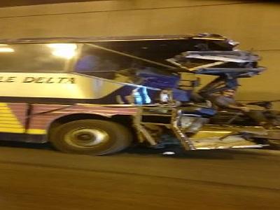 فيديو| أوتوبيس يسير من غير نمر وبدون الواجهة الأمامية