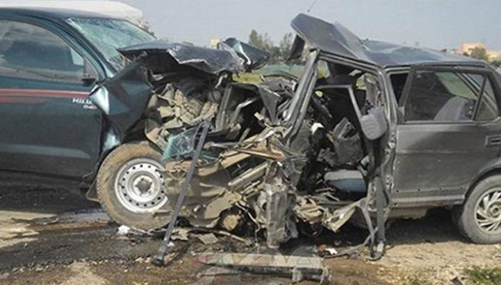 إصابة رئيس مباحث وعقيد شرطة و6 آخرين فى حادث تصادم بالمنوفية