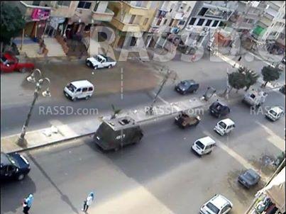 انتشار مكثف للجيش والشرطة بغرب الأسكندرية