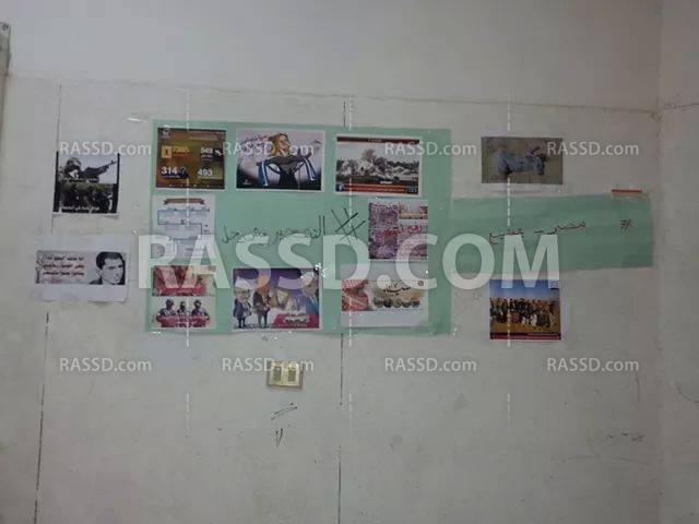 “التهجير مش حل” معرض مصور في طب الأزهر بدمياط