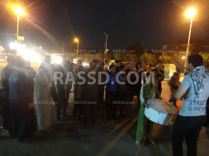 وقفة ضد الانقلاب في الحسينية بالشرقية