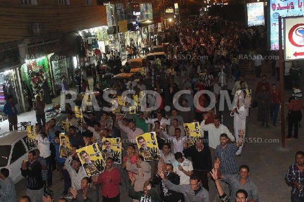 للمرة الثانية انطلاق مسيرة حاشدة رافضة للانقلاب بالفيوم