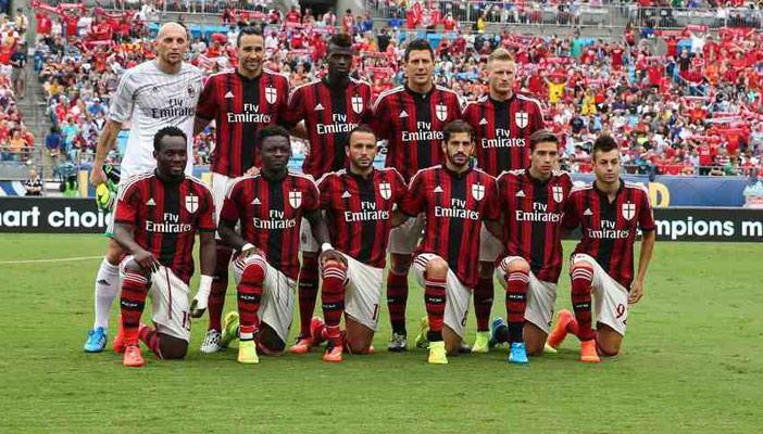 قائمة ميلان في مواجهة أتلانتا