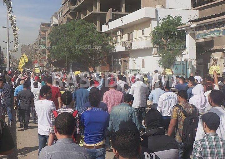 مسيرة صباحية بالمعادي تنديدًا بتهجير أهالي سيناء