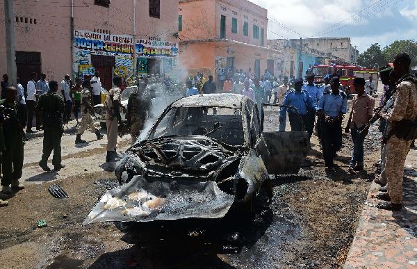 إصابة صحفي صومالي في انفجار سيارة مفخخة بمقديشو