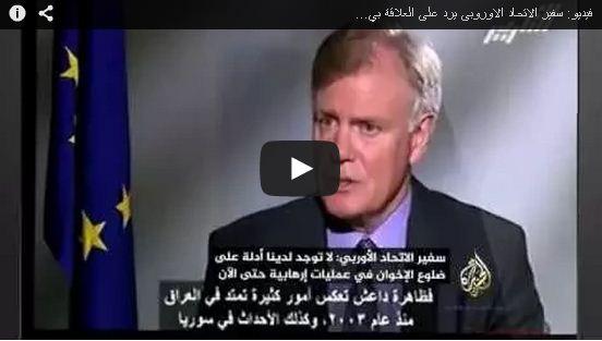 فيديو| سفير الاتحاد الأوروبي يحرج إعلامية مصرية بسبب الإخوان