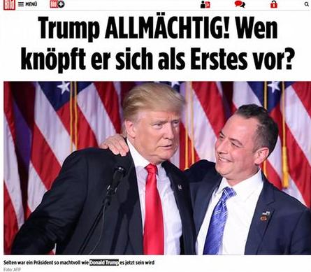 صحيفة ألمانية : فوز ترامب هدية للمتطرفين الإسلاميين