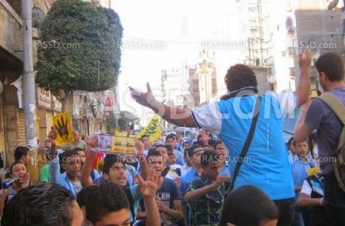 بث مباشر لإنتفاضة طلاب الإسكندرية المناهضة للإنقلاب