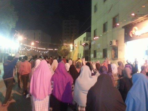 “عفاريت” المنوفية تتظاهر للإفراج عن المعتقلين