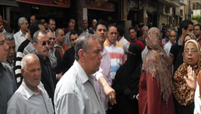 احتجاج بقالي السلع التموينية بالغربية  بعد تجاهل صرف مستحقاتهم