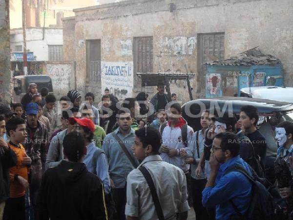 وقفة لـ”طلاب ضد الانقلاب” بكفر الزيات