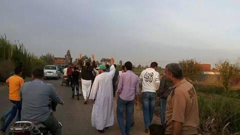 قوات الانقلاب تطارد متظاهري أبو حمص في البحيرة وتعتقل العشرات