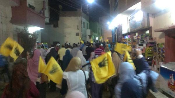 مسيرة أسيوط تجبر “الشرطة” و”البلطجية” على التراجع