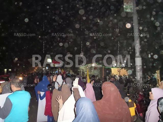 صور| مسيرتان في دمياط للتنديد بجرائم الانقلاب