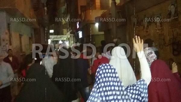 أمن الانقلاب يعتدي على تظاهرة بالفيوم