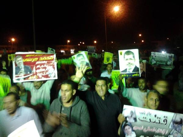 بالصور المنوفية تنتفض ضد الانقلاب العسكرى