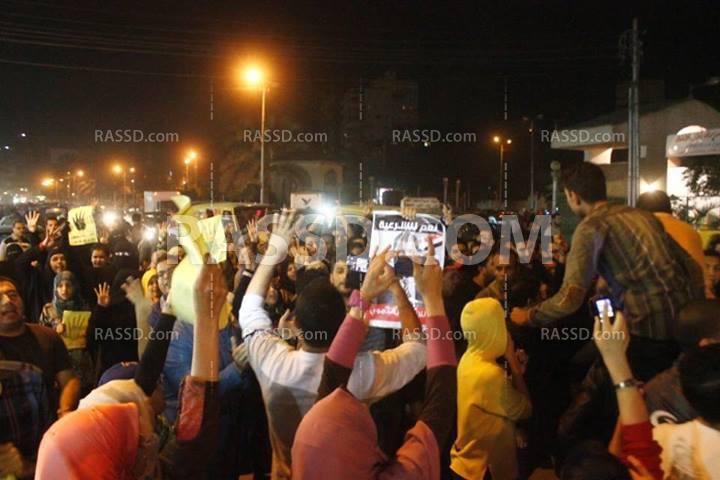 فيديو.. “شباب ضد الإنقلاب” يتظاهرون بالمحلة الكبرى