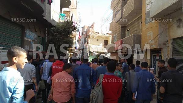 الطلاب يتظاهرون في المنيا للتنديد باعتقال زملائهم