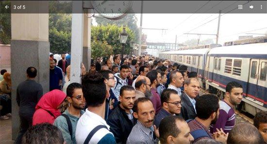 بالصور.. ارتباك في حركة المترو بعد دخول فأر لعربة السيدات