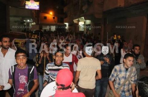 بث مباشر..مظاهرة ضد اﻻنقلاب بسيدى بشر