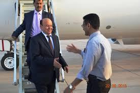 السكرتير الصحفي للرئاسة اليمنية: هادي وصل عدن فجر الثلاثاء