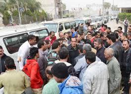 إضراب سائقي الأجرة بـ”أبو كبير” بالشرقية اعتراضا على سحب رخصهم