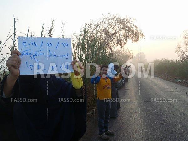 سلسلة بشرية لتحالف دعم الشرعية ‫‏بـ”أجا”‬