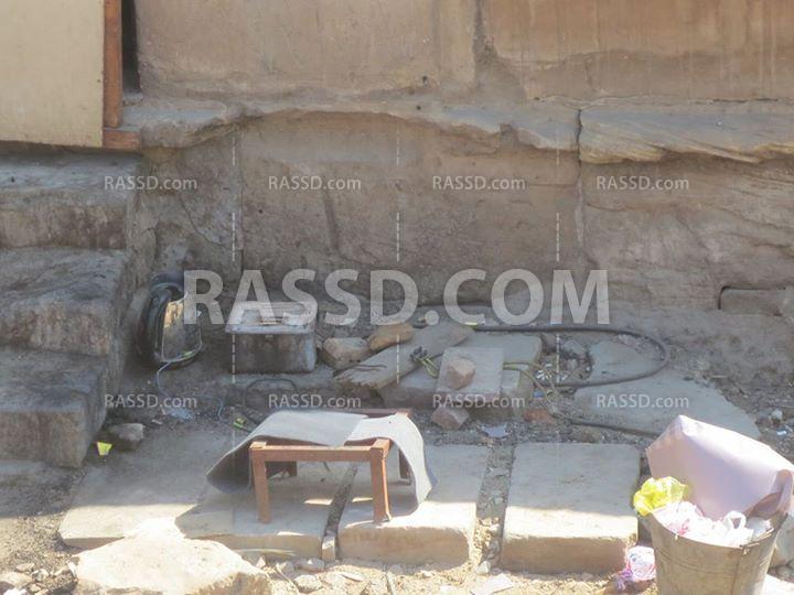 سخان حراري لعمل الشاى داخل معبد الاقصر