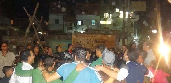 أهالي”الوفائية “يتضامنون مع انتفاضة السجون الثالثة