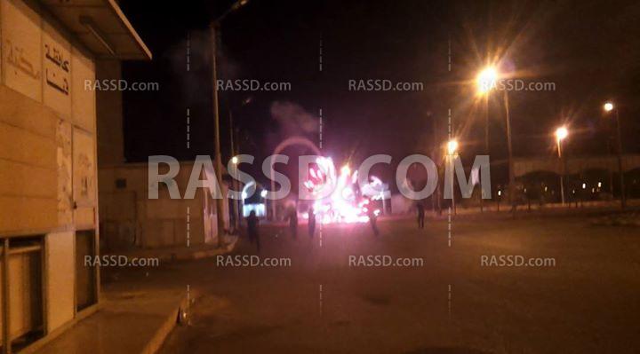 مجهولون يهاجمون جامعة الوادي بـ “الشماريخ” ليلًا