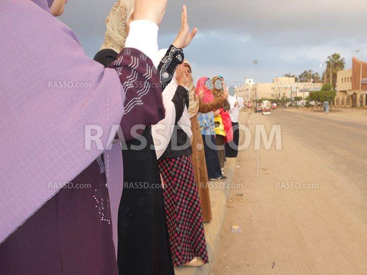 وقفة لطالبات كفر الدوار تنديدًا بالانتهاكات ضد فتيات الأزهر