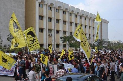 تظاهرة في المدينة الجامعية بالأزهر رفضاً للاعتقال