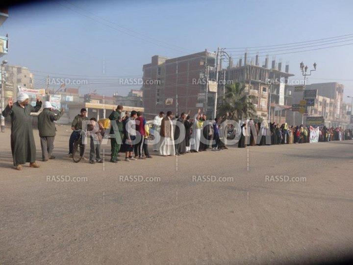 أمن الانقلاب يعتدي على وقفة في “الحسينية” بالرصاص الحي