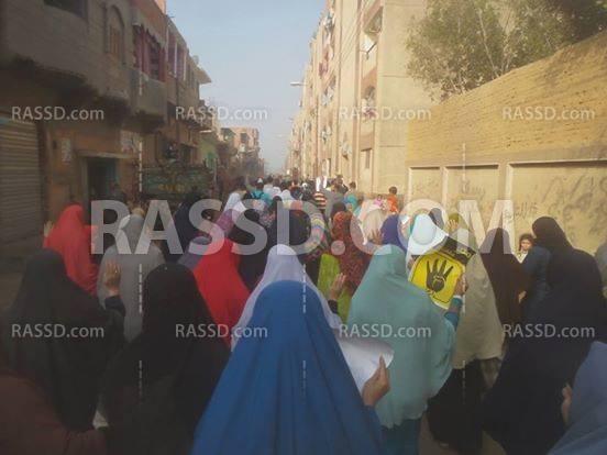 مسيرة في مدينة ناصر تضامنًا مع انتفاضة السجون الثالثة