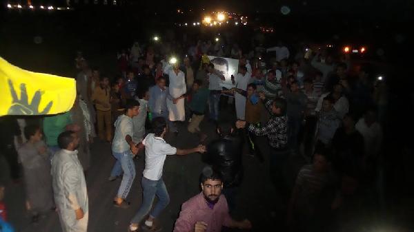 تظاهرة ليلية في كفرالشيخ منددة بداخلية الانقلاب