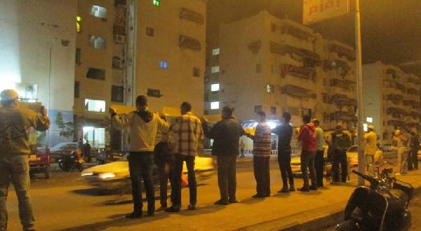 صور| سلسلة بشرية في بورسعيد رفضًا للانقلاب