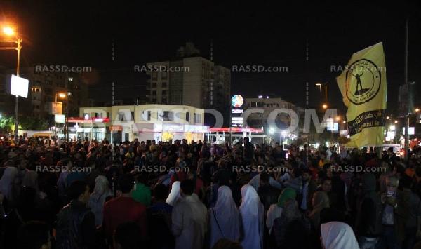 بالصور ..الآلاف في مسيرة مناهضة للإنقلاب بمدينة نصر