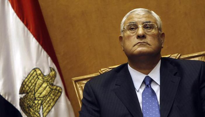 عدلي منصور: الحديث عن رئيس البرلمان قبل تشكيله لا يجوز