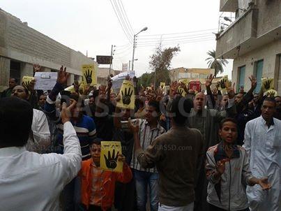 مسيرة لرفض الانقلاب العسكري بقنا في جمعة ” مذبحة القرن “