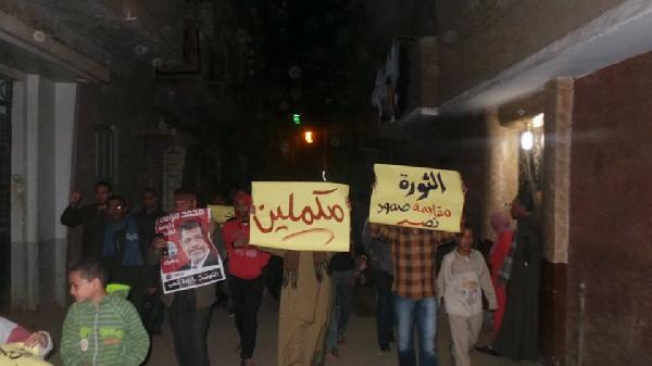 أسيوط تتظاهر تنديدًا بالأوضاع الاقتصادية المتردية