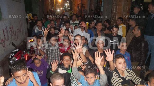 “بني جندول”و”ناهيا” تتظاهران ضد الانقلاب