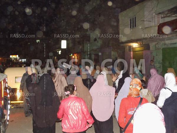 “ثوار حوش عيسي” يتظّاهرون دعمًا لانتفاضة الشباب المسلم