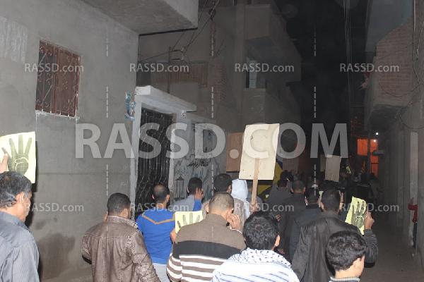 صور| تظاهرة ليلية في القليوبية للمطالبة بحرية المعتقلين