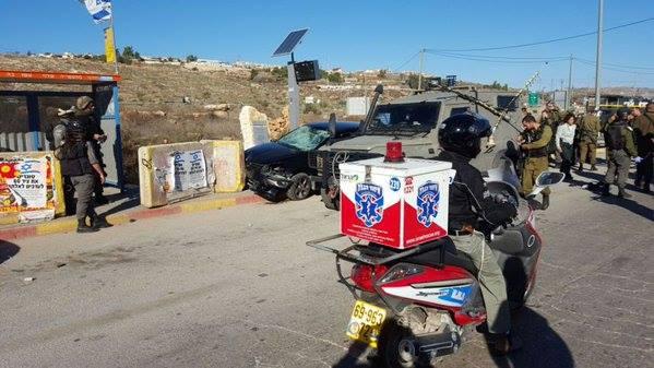 ارتفاع عدد إصابات الدهس لـ4 جنود “إسرائيليين” بينهم ضابط بجيش الاحتلال