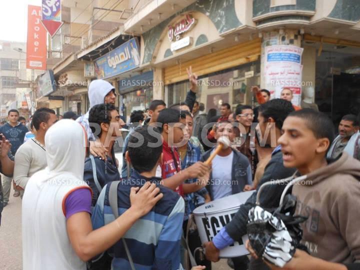 “عفاريت ضد الانقلاب” تتحدى قانون التظاهر بفاقوس