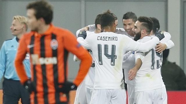 ريال مدريد يفوز علي شاختار برباعية صعبة