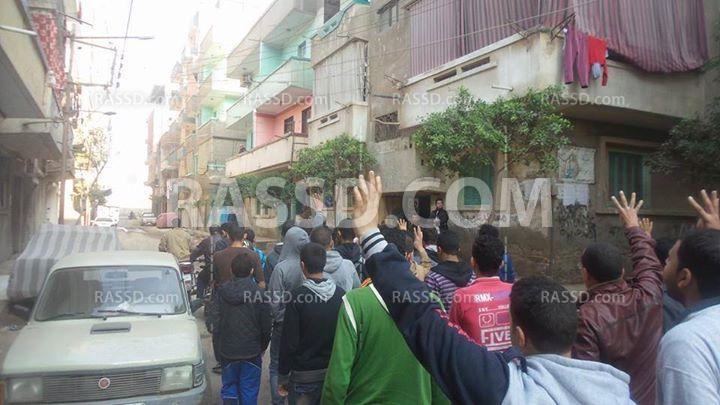 مسيرة صباحية لـ “شباب ضد الانقلاب” في الدقهلية