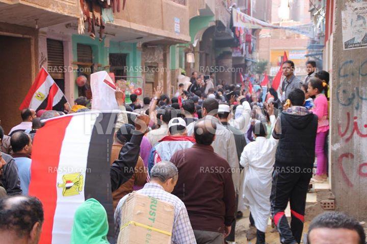 مسيرة حاشدة في فيصل الجيزة تنديدًا بالانقلاب العسكري